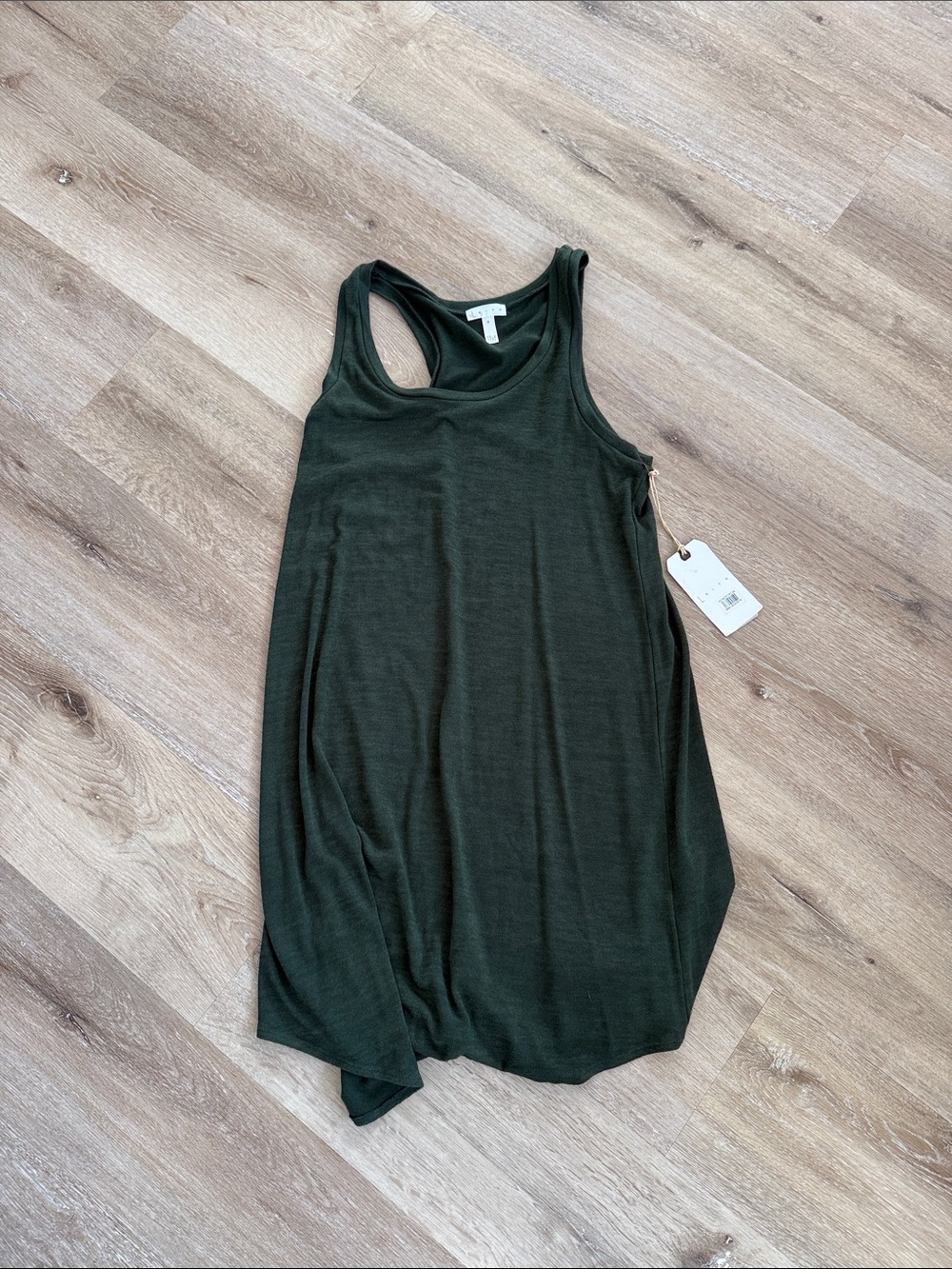 Leith forest Green Racerback dress